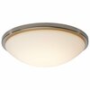 Nuvo Button, 17 Inch LED Flush Mount Fixture, Brushed Nickel Finish, CCT Selectable, 120 Volts 62/1844